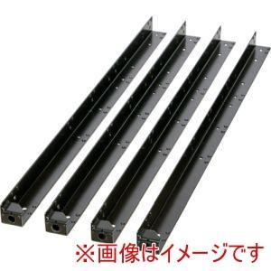 TRUSCO トラスコ中山 TRUSCO ツールワゴン ラビットワゴン支柱セット H810用 ブラック (RBWH8SETBK 8000)