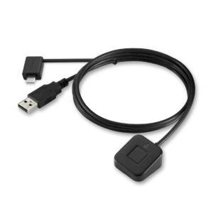 Kensington VeriMark 事務机とっ始め USB-A＆C 指紋公許手当たり(K62330WWA)