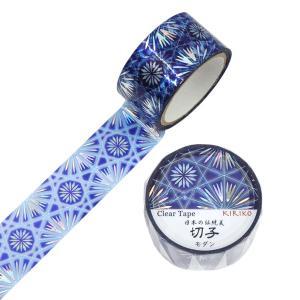 カミイソ産商 せつ然たる磁気テープ 日本の言い慣わし美 切り子ガラス(KIRIKO)今めかしい 20mm×3m巻 ホログラム箔 (GR4094)【入数:20】 花・ガーデン・DIY-粘着テープ