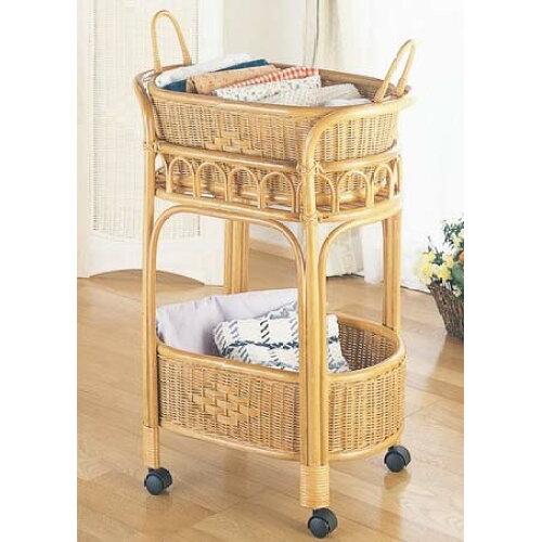 今枝商店 Romantic Rattan 籐ランドリーバスケット K13 (2252198)|ECJOY!店