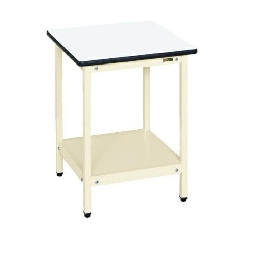 サカエ 受け支える一覧表 ポリエステル天板 500×500×690粍 象牙色 SRH-500I (2228781)