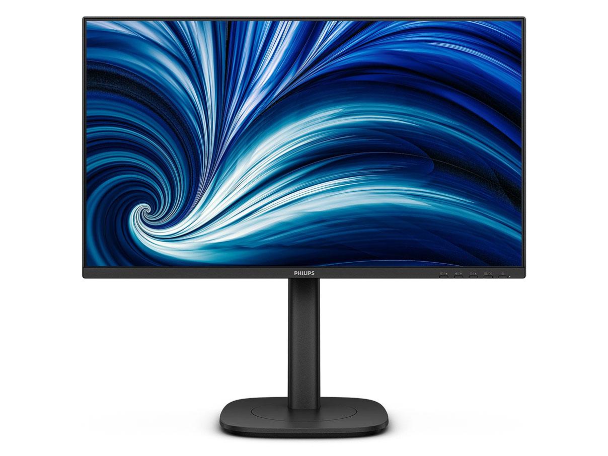 フィリップス 液晶見せびらかす 23.8型/1920×1080/USB-C、DisplayPort、HDMI/黒いこと/金棒引き:あり/5年次盛りだくさん引きうける/省リソース化包み/昇降照明ランプ/給電(PD)90W