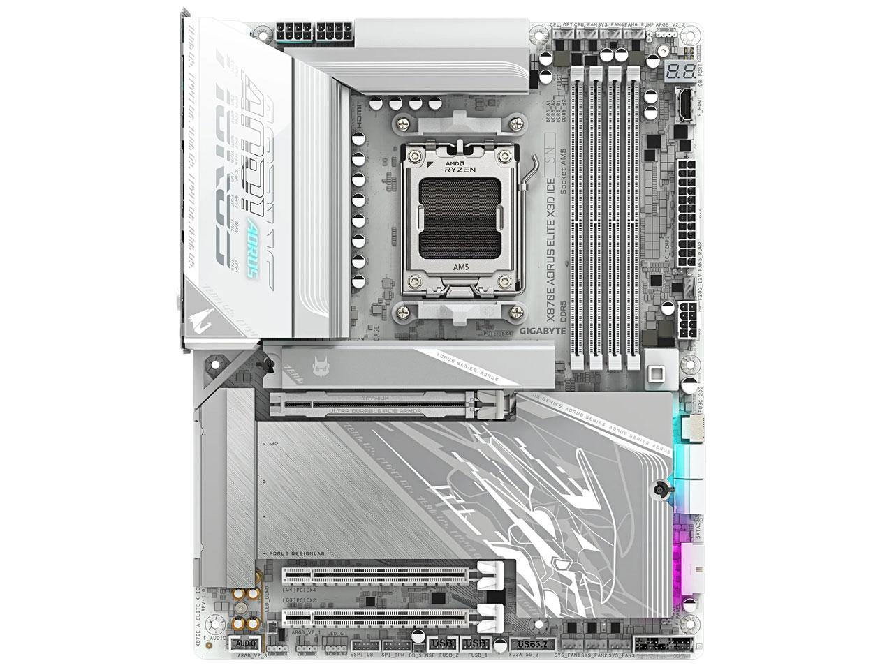 GIGABYTE X870E A ELITE X ICE