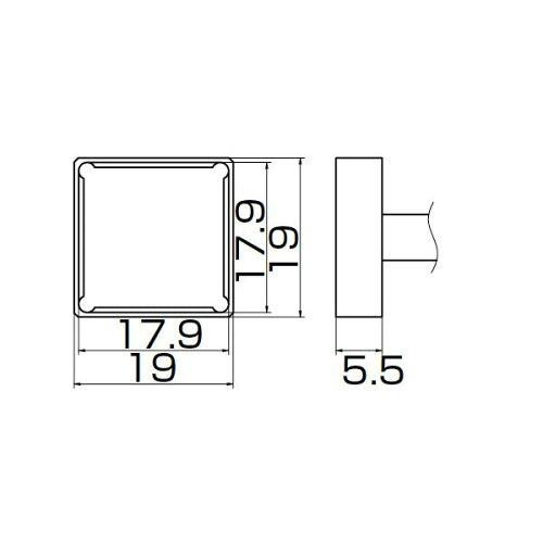 白光 こて先 ｸﾜｯﾄﾞ 17.9MMX17.9MM T12-1204