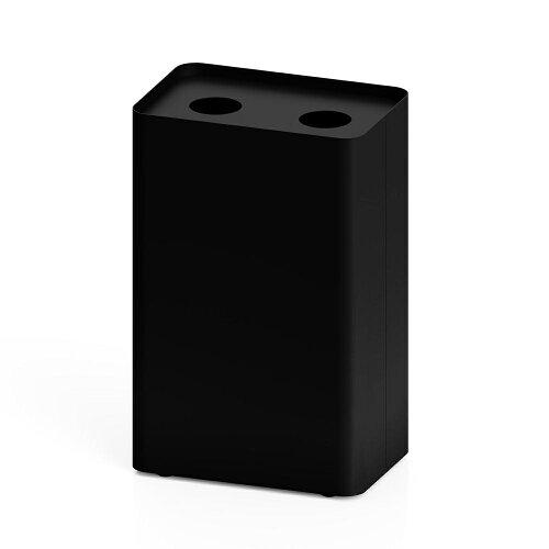 ミヅシマ製作 Mseries屑入 丸穴2印字機 黒いこと 艶消し 投じる口:J ペットボトル 3620224 (2271514)