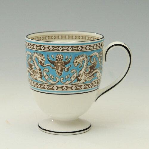 (B) Wedgwood ウェッジウッド  フロレンティーン 青緑色 マグカップ(ロバート・エドワード・リー) 50102609466 (2284701)
