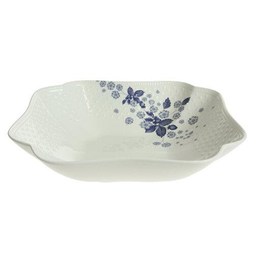 Fiskars(フィスカース) (B) Wedgwood ウェッジウッド  Sブルーム インディゴ 真四角どんぶり鉢 5C109205020 (2284741)
