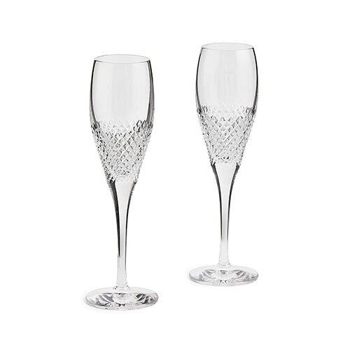Fiskars(フィスカース) (B) Wedgwood ウェッジウッド  VW ダイヤモンド モザイク シャンパン ペア 1065058 (2284500)
