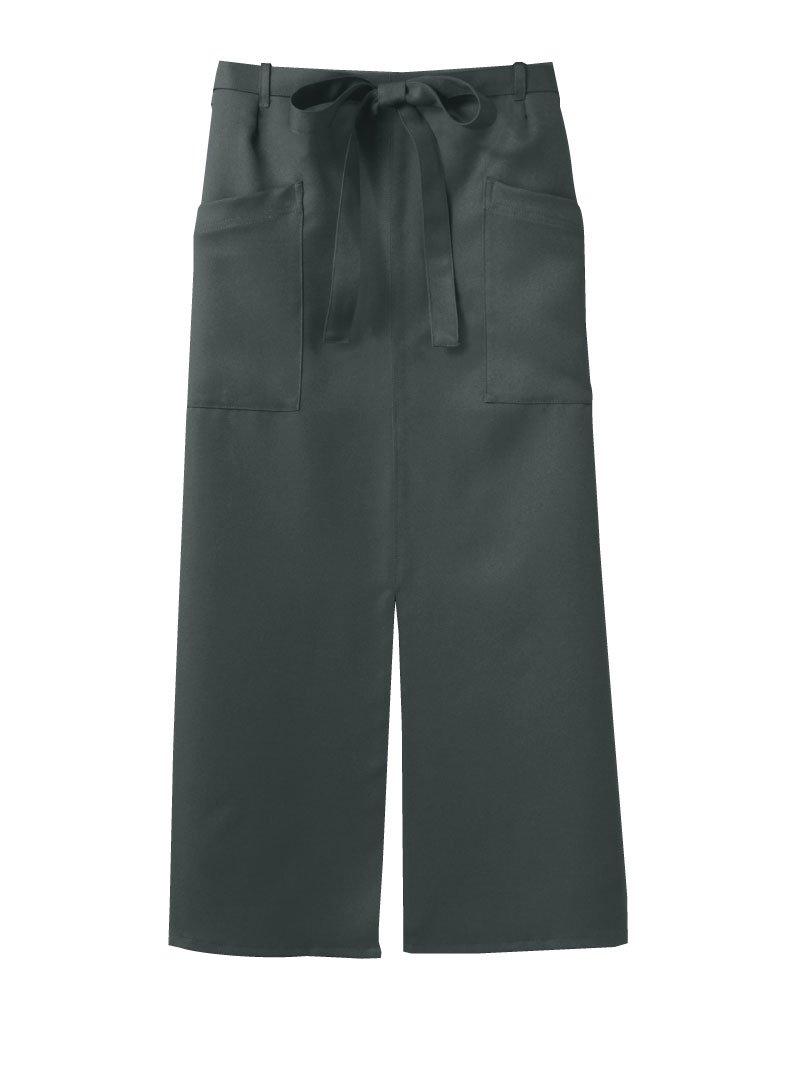 住商モンブラン ロングエプロン　チャコール 9-1193 フリー 1枚