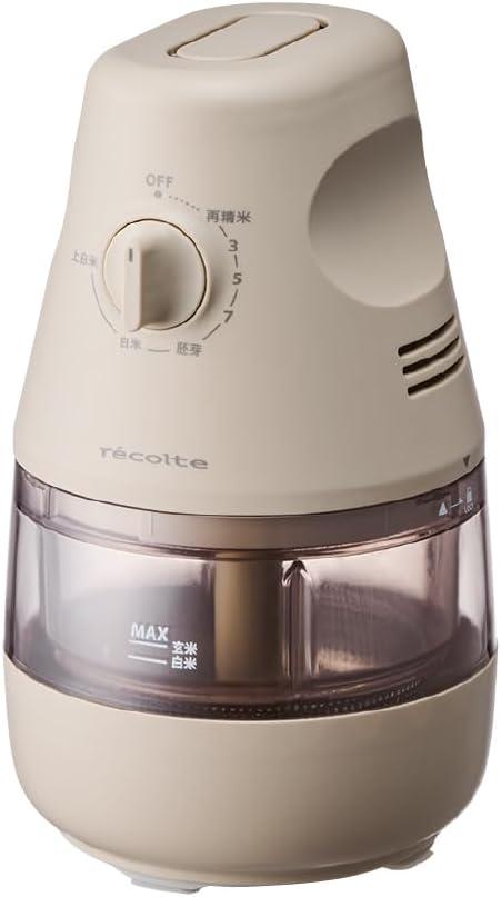 【在庫限即納】recolte レコルト ウィナーズ コンパクト精米機 RRP-1(W) クリームホワイト｜ECJOY！店 9,615円