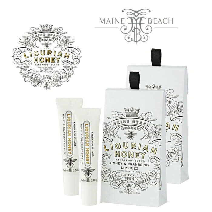 Cocco Corporation MAINE BEACH マイン砂浜 LIGURIAN HONEY Series リップバーム Lip Balm (sa05503016)【入数:6】