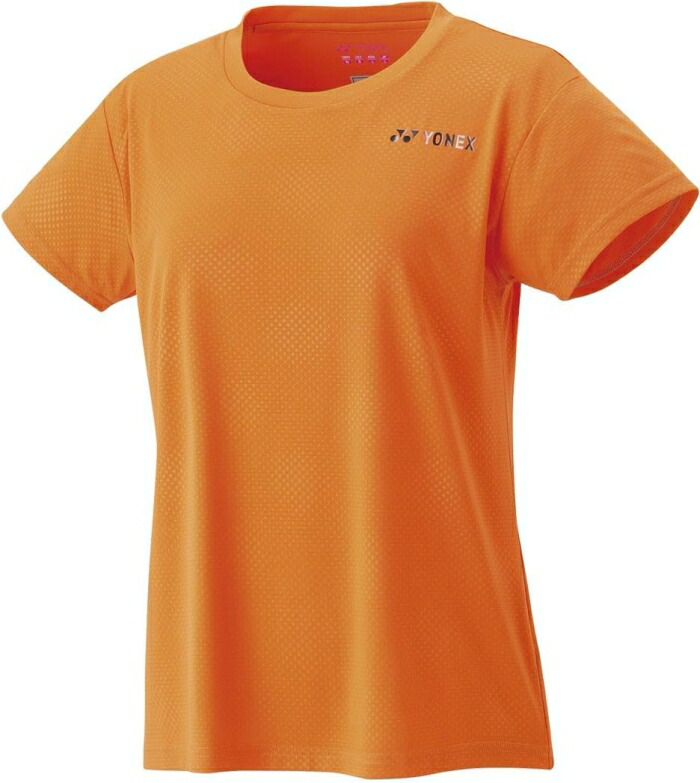 YONEX ヨネックス ウィメンズドライTシャツ (16814) [色 : ファインオレンジ] [サイズ : L]