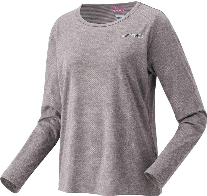 YONEX ヨネックス ウィメンズロングスリーブTシャツ (16815) [色 : グレー] [サイズ : M]