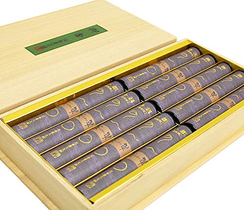 奥野晴明堂 吟撰 薫翠 短寸筒箱10本入 桐箱入り (2177099)