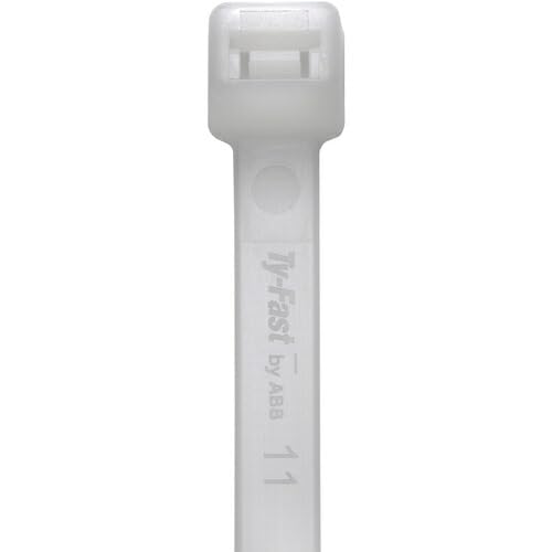 ABB TY-Fast Ty-Fast(タイファスト)産業用ケーブルタイ(結束バンド) 標準グレード(ナチュラル色)(大袋) 幅7.5X長さ200mm500本入り (TY200120D 4513)