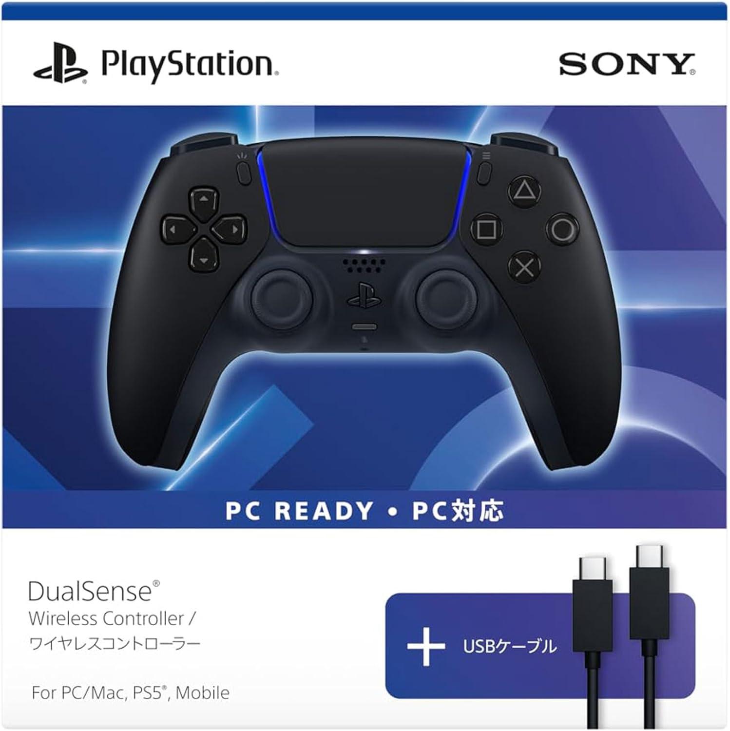 【店卸し資産限即納】SONY ソニー DualSense 無線電話制御装置 真夜中 黒いこと USB有線テレビ for パソコン CFIJ15502