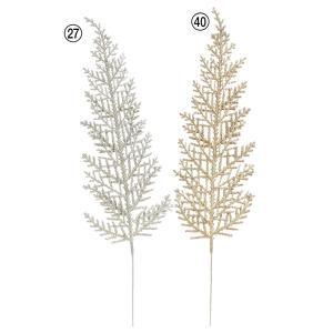 ASCA アスカ グリッターファーンピック(1袋3本入) (AX60775-027)【入数:32】 花・ガーデン・DIY-花・観葉植物-造花