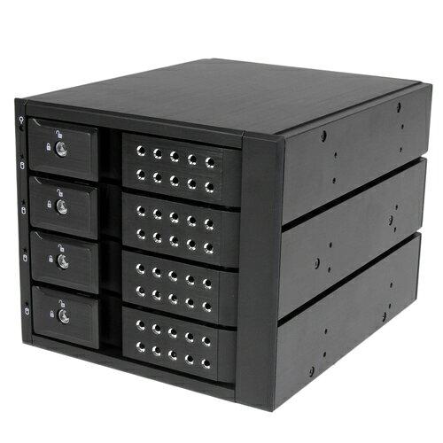 STARTECH.COM HDD移動性仕合わせ/3x 5inベイ相応う/4x 3.5in HDD用/軽銀(HSB4SATSASBA)