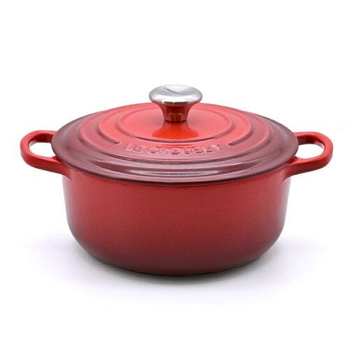 ル・クルーゼ(Le Creuset) ル・クルーゼ シグニチャー ココット・ロンド20cm チェリーレッド 25177200602422|ECJOY!店