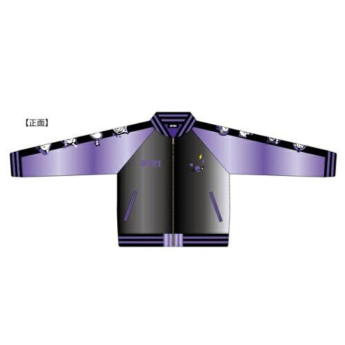 丸眞 BT21 パープルハートハート スカジャン(L) アウター レディース メンズ (5785024900)