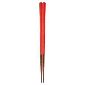 サンライフ 【箸】八角茴香陶彩 22.5糎 [木製 御厨子所物の具 食器] (a00854974263116272)【入数:40】