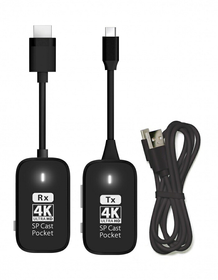 プリンストン大学 4K相応う無線電話発表 USB-C to HDMI(SPCASTPOCKET-C1-4KR1)