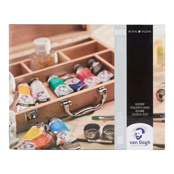 Koninklijke Talens ターレンス ヴァンゴッホ油絵木箱書き割りベーシック-BOX T0284-0510 405614 (1988609)