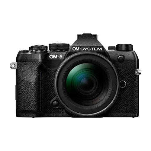OMデジタルソリューションズ OM5MarkII12-45mmBLK OM-5 Mark II 12-45粍 F4.0 PRO 水晶体一揃いの道具 銀鏡受け答え一眼写真機  黒いこと  [望遠レンズ]