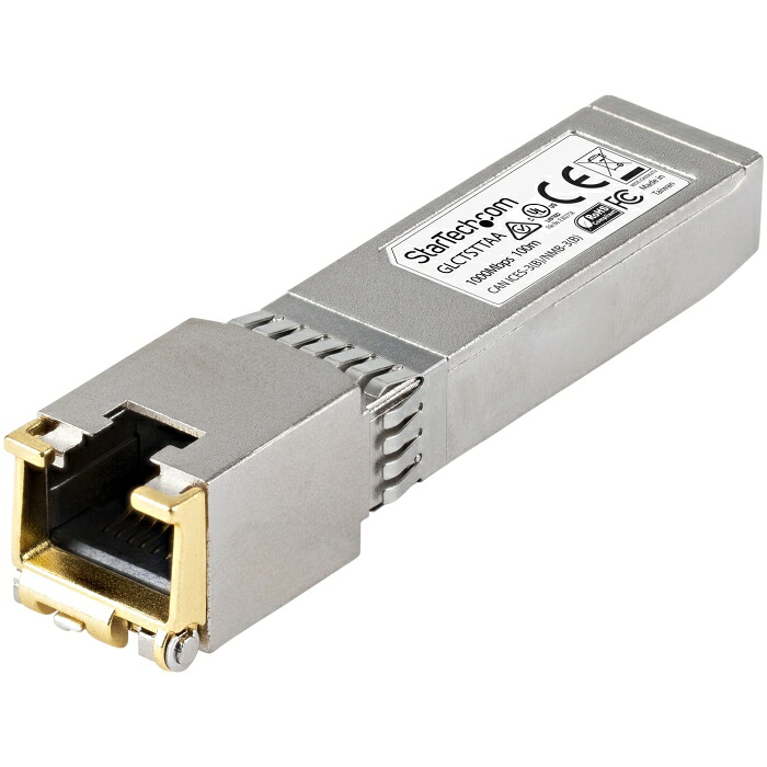 STARTECH.COM SFPモデュール/Cisco生産物GLC-T取り替えっこ/1000BASE-T判定基準RJ45銅線(GLCTSTTAA)