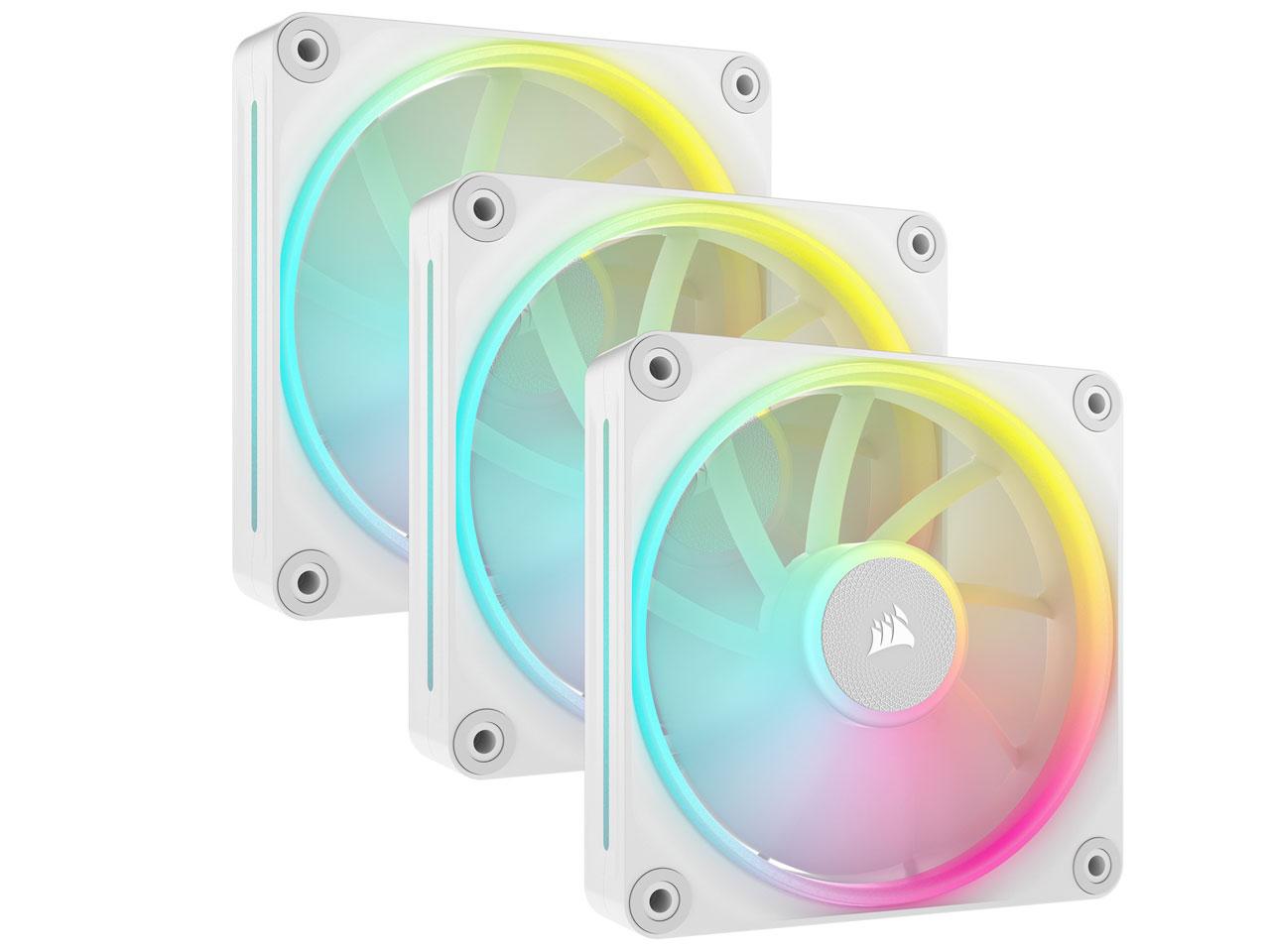 コルセア パソコン容れもの気違い iCUE LINK LX120 RGB WHITE Triple Fans Starter Kit