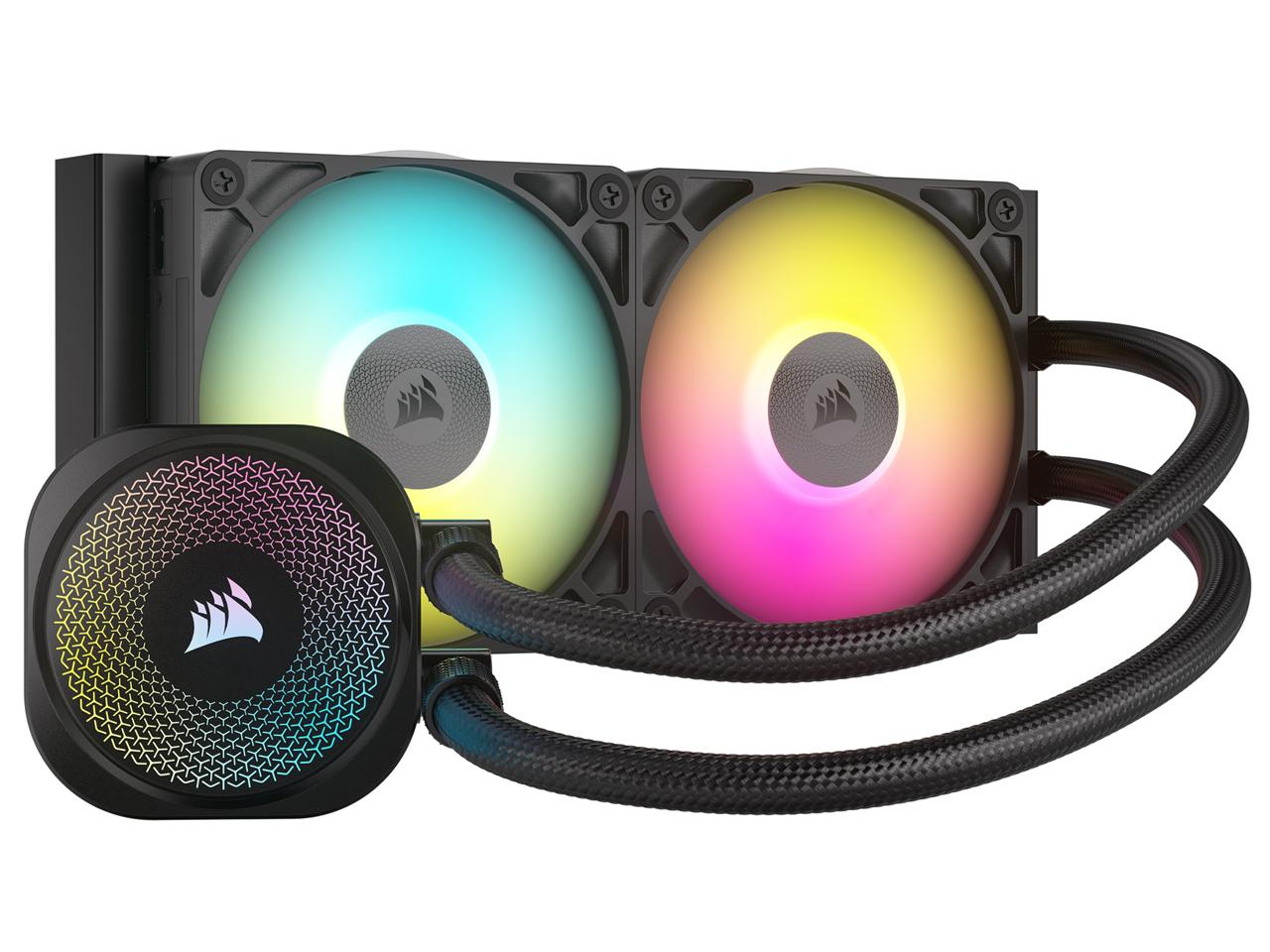 コルセア 飾り気の無い水冷中央処理装置冷房装置 iCUE LINK TITAN 240 RX RGB