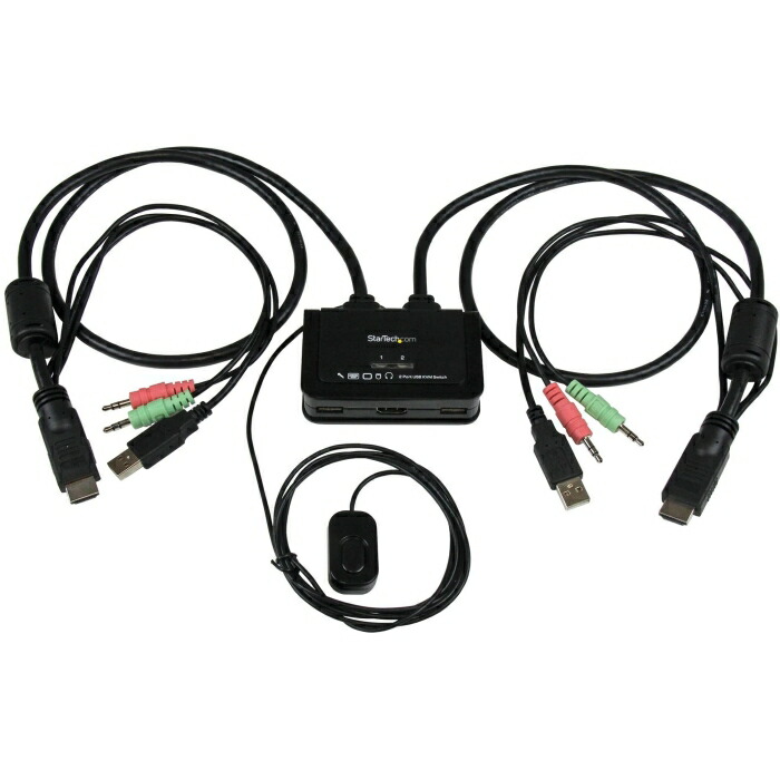 STARTECH.COM KVM取り替えっこ/2界面/一画面/HDMI 1080p/有線テレビ一体型(SV211HDUA)