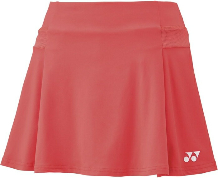 YONEX ヨネックス ウィメンズスカート(インナースパッツツキ) (26145) [色 : コーラル赤いこと] [大いさ : O] その他-スポーツ・アウトドア-テニス