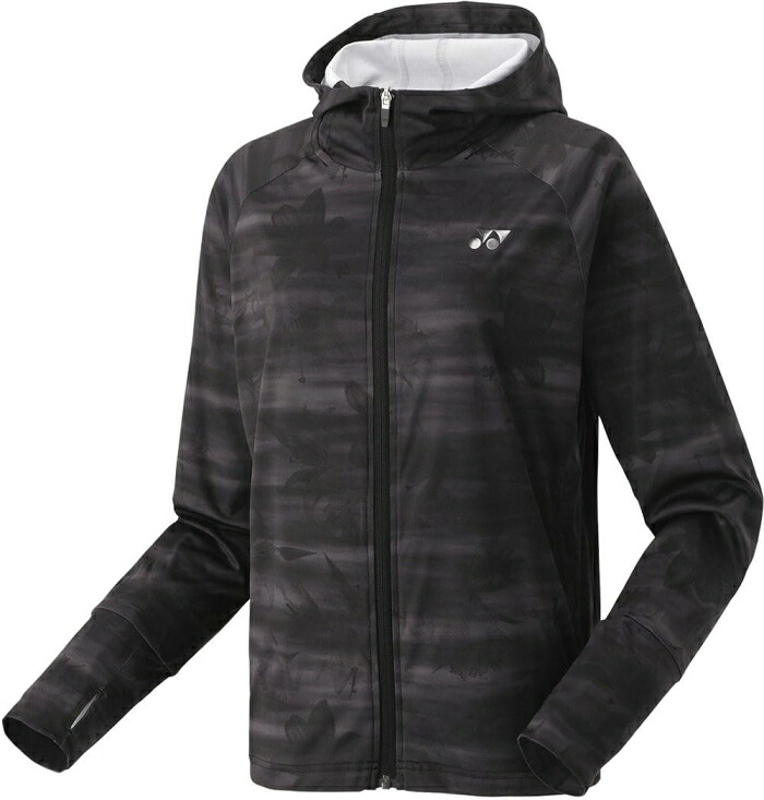 YONEX ヨネックス ウィメンズニットウォームアップパーカー (57089) [色 : 黒いこと] [大いさ : S]