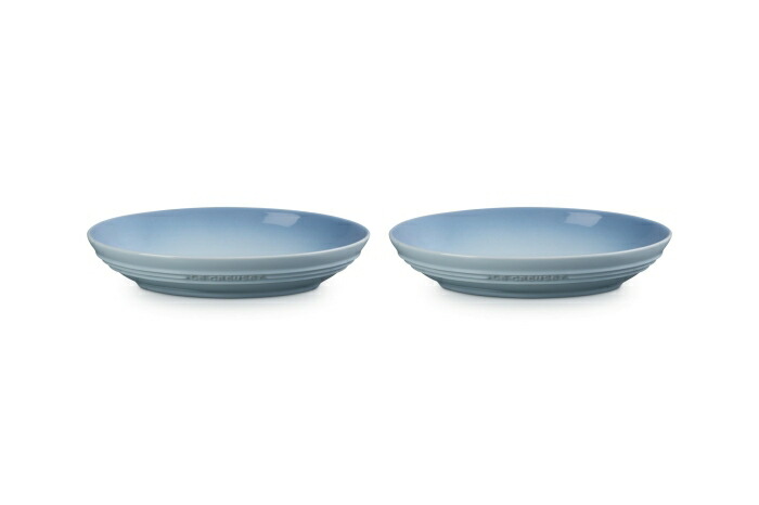 ル・クルーゼ(Le Creuset) ル・クルーゼ レジェ・オーバル・ディッシュ23糎(2個入) コースタルブルー 05083095