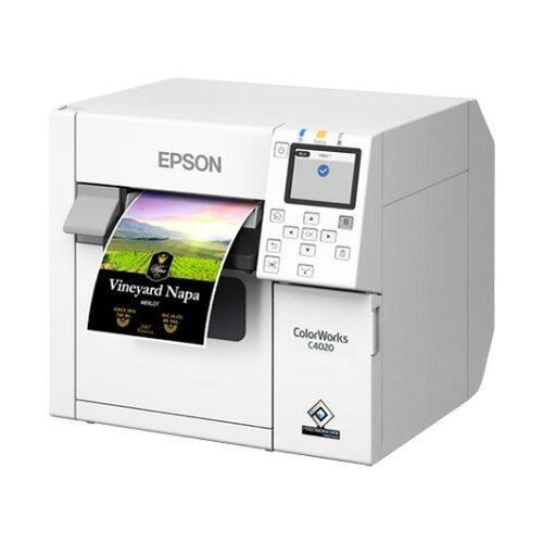 EPSON エプソン カラーラベルプリンター/4in/映し絵えの具インキ/オート切り手(CW-C4020G)