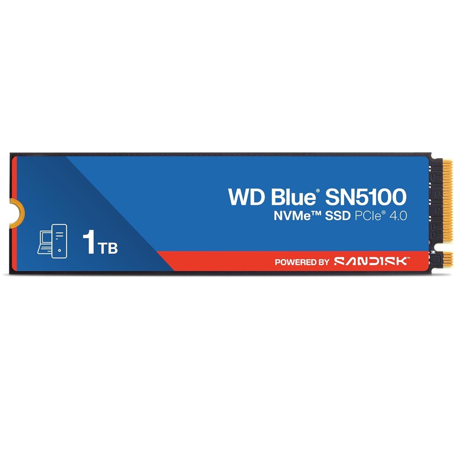 WESTERN DIGITAL WD Blue SN5100 NVMe SSD - 1 結核症(WDS100T5B0E)