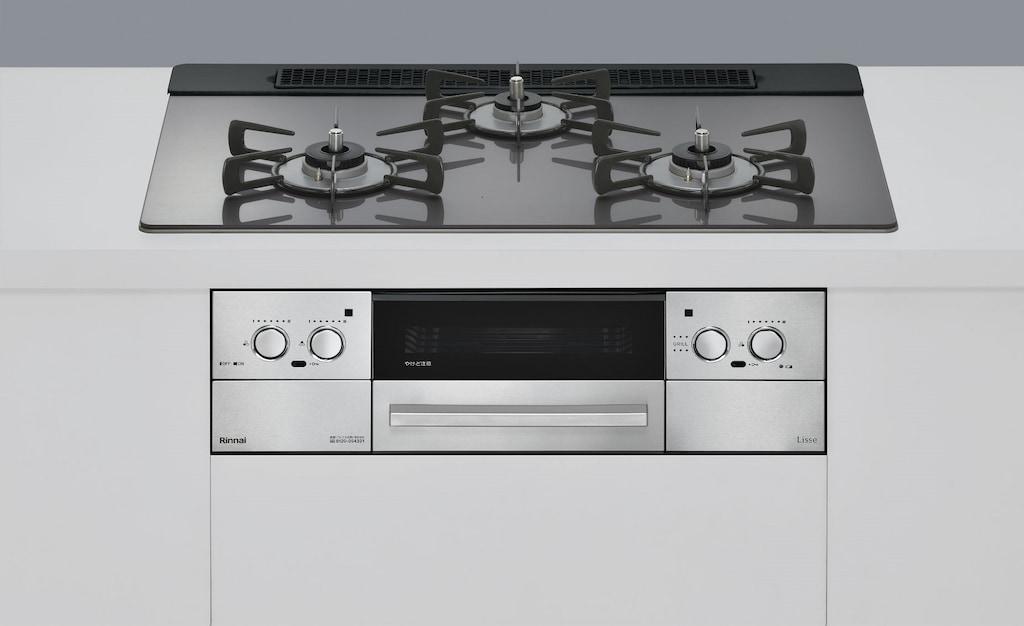 RINNAI リンナイ RHX71W42J4RW ビルトインガスコンロ Lisse続きもの 標準尺度幅75珊 スモーキーピンク【負けず劣らず品:RHS71W42J4RSTW】