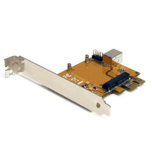 STARTECH.COM PCI Express - Mini PCIe取り替えっこアダプタ/標準尺度＆ロープロファイル(PEX2MPEX)