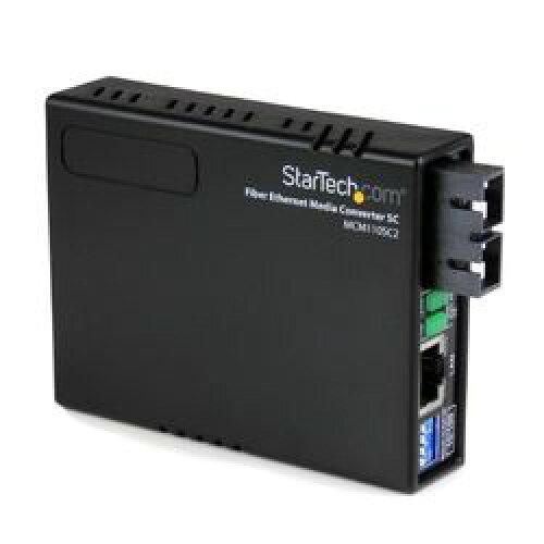 STARTECH.COM 媒体変換器/10/100Mbps/2粁/MM/SC2芯/100BASEーFX(MCM110SC2)