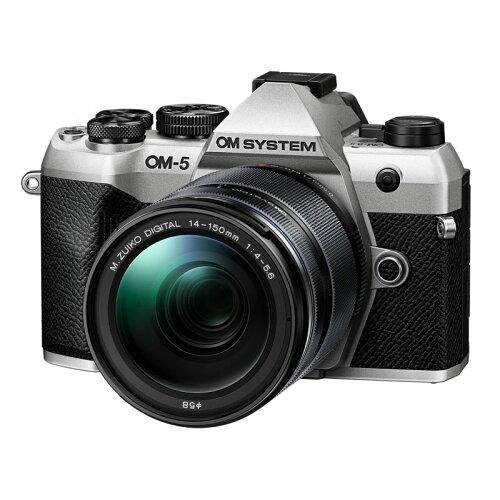 OMデジタルソリューションズ OM5MarkII14-150mSLV OM-5 Mark II 14-150粍 II 水晶体一揃いの道具 銀鏡受け答え一眼写真機  しろがね色  [望遠レンズ]