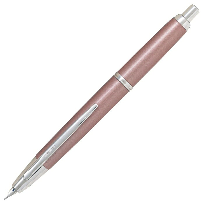 飛行士会社企業 筆 キャップレス・デシモ 三鞭酒サクラ色 極細字【FCT-15SR-CP-EF】