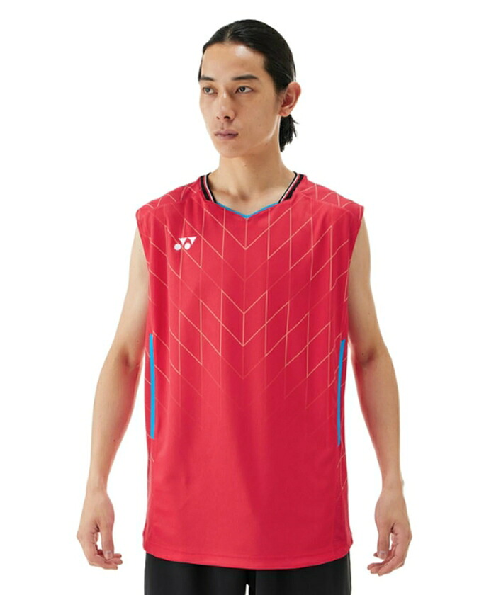 YONEX ヨネックス メンズゲームシャツ(ノースリーブ) (10699) [色 : ジャパンレッド] [サイズ : XO]｜ECJOY！店 7,917円