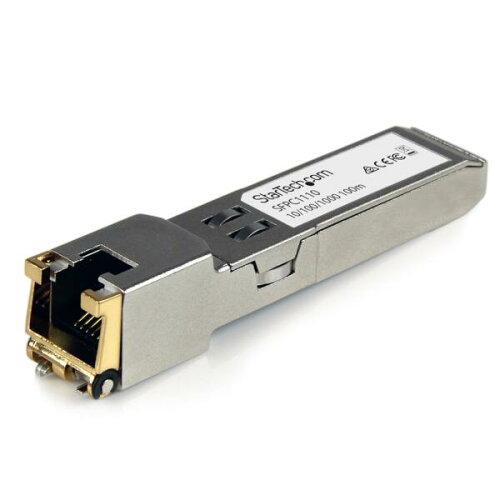 STARTECH.COM SFPモデュール/Cisco製SFP-GE-T取り替えっこ/最大限度100m/1000BASE-T判定基準(SFPC1110)