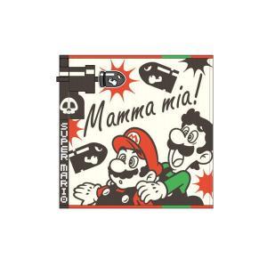 丸眞 任天堂 マリオ 殺害者恐慌 ミニ西洋手ぬぐい (4485007400)【入数:10】