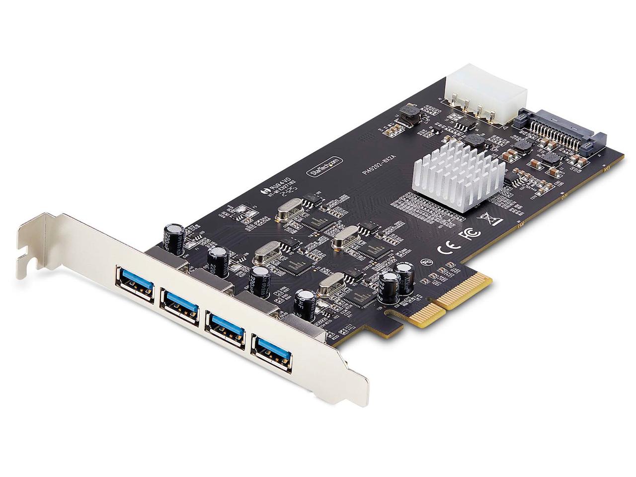 STARTECH.COM PCI EXPRESS取りひろげる歌留多/PCIE 2.0 X4/4X USB-A/周辺機器ワット数端