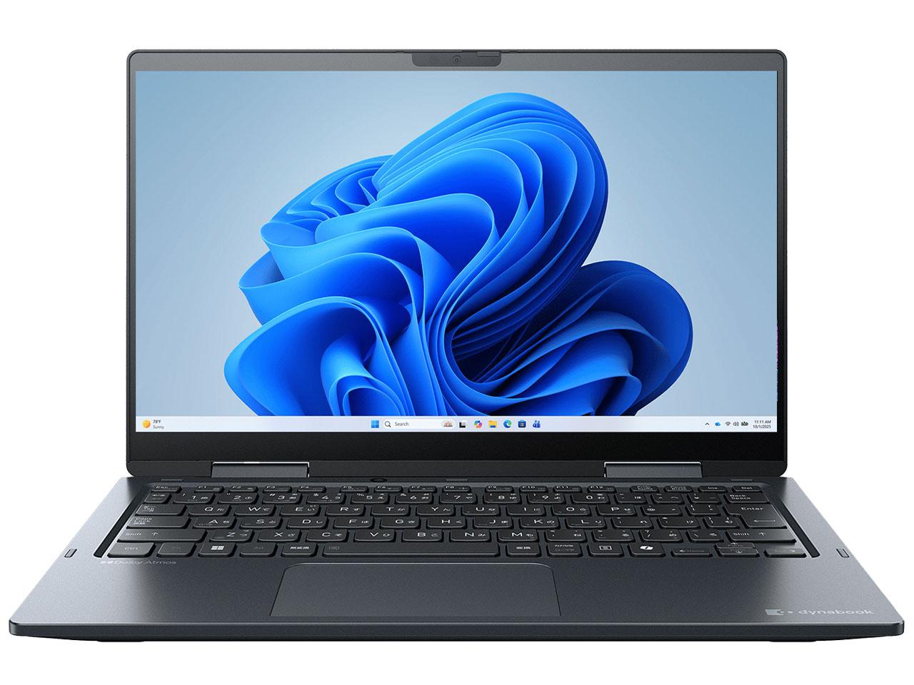 DYNABOOK ダイナブック P1V6APBL Dynabook dynabook V6/A Windows 11 Home 13.3型（in） Core Ultra5 記憶装置16GB SSD 256GB 1920×1080 Web写真機有り Bluetooth v5.4 Office有り 1.0kg未満 青碧系