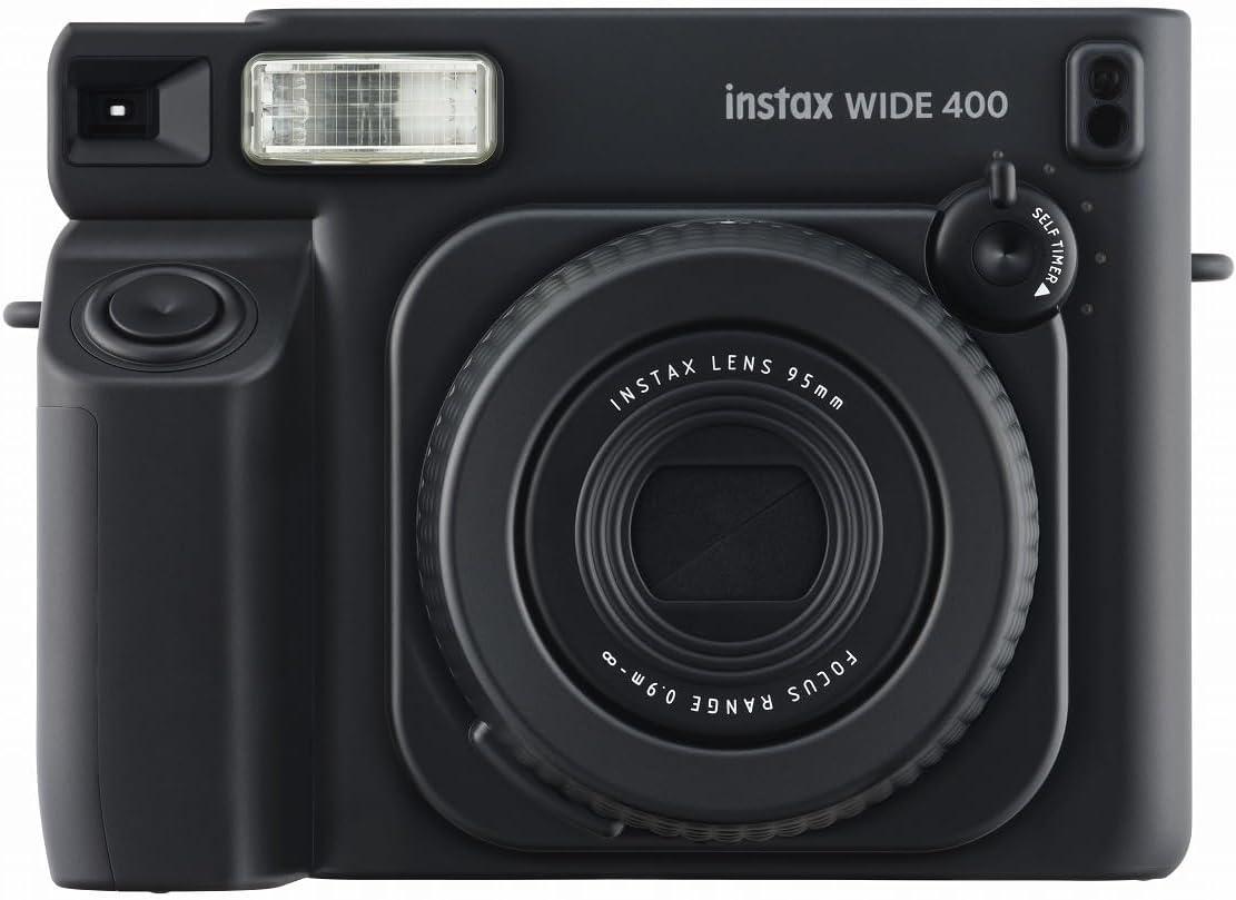 【店卸し資産限即納】FUJIFILM 富士フイルム インスタント写真機 instax WIDE 400 チェキ[JET BLACK]