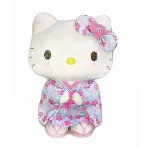 ナカジマコーポレーション サンリオ キャラクターズ ハローキティ 桜着物 ぬいぐるみ S (水色) (098467-17)【入数:3】｜ECJOY！店 8,202円