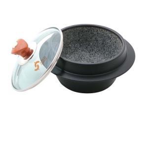 TKG テイケイジイ 遠藤商事 ＩＨ　アルミ枠付ストーンポット　ツバ付ＹＳＩＨ&minus;０２２０【QPT2803】｜ECJOY！店 27,144円